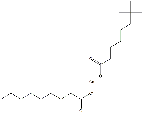 (isodecanoato-O)(neodecanoato-O)calcium Structure