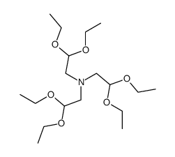 tris-(2,2-diethoxy-ethyl)-amine结构式