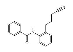 benzoic acid-[2-(3-cyano-propyl)-anilide] Structure