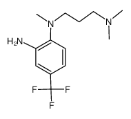 N1-(3-(dimethylamino)propyl)-N1-methyl-4-(trifluoromethyl)benzene-1,2-diamine结构式