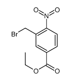 ethyl 3-(bromomethyl)-4-nitrobenzoate结构式