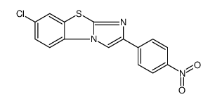 7-CHLORO-2-(4-NITROPHENYL)IMIDAZO[2,1-B]BENZOTHIAZOLE structure