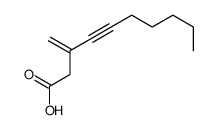 3-methylidenedec-4-ynoic acid Structure