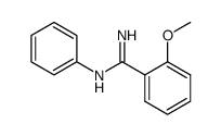 N-phenyl-2-methoxybenzamidine结构式