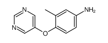 Benzenamine, 3-methyl-4-(5-pyrimidinyloxy)- (9CI) Structure