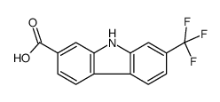 7-(trifluoromethyl)-9H-carbazole-2-carboxylic acid Structure