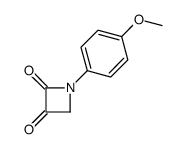 1-(4-methoxyphenyl)azetidine-2,3-dione Structure