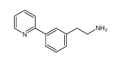 2-(3-(pyridin-2-yl)phenyl)ethanamine Structure