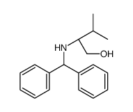 (2S)-2-(benzhydrylamino)-3-methylbutan-1-ol结构式