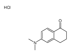 6-(dimethylamino)-3,4-dihydro-2H-naphthalen-1-one,hydrochloride Structure