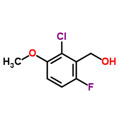 2-Chloro-6-fluoro-3-methoxybenzyl alcohol Structure