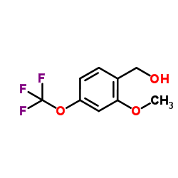 2-Methoxy-4-(trifluoromethoxy)benzyl alcohol Structure