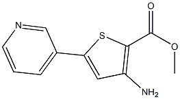 methyl 3-amino-5-(pyridin-3-yl)thiophene-2-carboxylate结构式