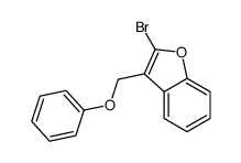 2-bromo-3-(phenoxymethyl)-1-benzofuran结构式