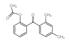 2-ACETOXY-2',4'-METHYLBENZOPHENONE Structure