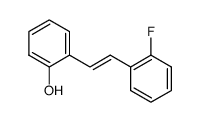 (E)-1-hydroxy-2-(2-fluoro)styrylbenzene结构式