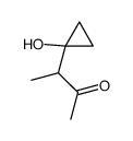 3-(1-hydroxycyclopropyl)butan-2-one结构式
