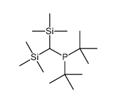 bis(trimethylsilyl)methyl-ditert-butylphosphane结构式