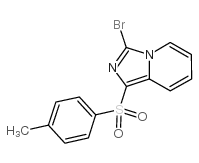 3-bromo-1-(4-methylphenyl)sulfonylimidazo[1,5-a]pyridine Structure