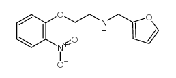 N-(furan-2-ylmethyl)-2-(2-nitrophenoxy)ethanamine结构式