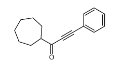 1-cycloheptyl-3-phenylprop-2-yn-1-one结构式