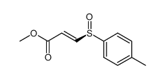 methyl (E)-(RS)-3-(p-tolylsulfinyl)prop-1-enoate Structure