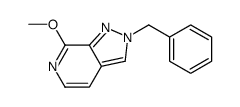2-benzyl-7-methoxypyrazolo[3,4-c]pyridine Structure