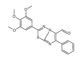 6-phenyl-2-(3,4,5-trimethoxyphenyl)imidazo[2,1-b][1,3,4]thiadiazole-5-carbaldehyde Structure