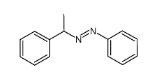 1-phenyl-2-(1-phenylethyl)diazene结构式