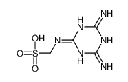 [(4,6-diamino-1,3,5-triazin-2-yl)amino]methanesulfonic acid结构式