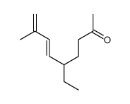 5-ethyl-8-methylnona-6,8-dien-2-one Structure