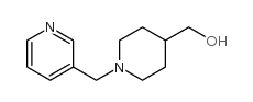 1-(吡啶-3-甲基)哌啶-4-甲醇结构式