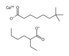 (2-ethylhexanoato-O)(neodecanoato-O)calcium Structure