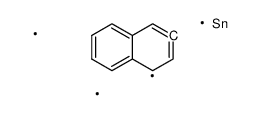 Trimethyl(2-naphthyl)stannane Structure