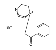 2-(1-aza-4-azoniabicyclo[2.2.2]octan-4-yl)-1-phenylethanone,bromide结构式
