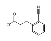 3-(2-cyano-phenyl)-propionyl chloride结构式
