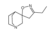 (+/-)-3'-ethyl-4'H-spiro[4-azabicyclo[2.2.2]octane-2,5'-isoxazole] Structure