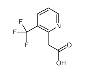 2-(3-(三氟甲基)吡啶-2-基)乙酸结构式