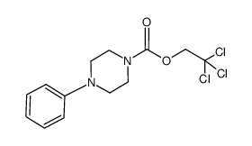 2,2,2-trichloroethyl 4-phenylpiperazine-1-carboxylate Structure