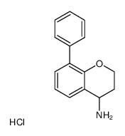 8-phenyl-chroman-4-ylamine, hydrochloride Structure