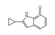 2-cyclopropyl-1H-pyrrolo[2,3-b]pyridine 7-oxide结构式