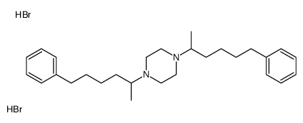 1,4-bis(6-phenylhexan-2-yl)piperazine,dihydrobromide结构式