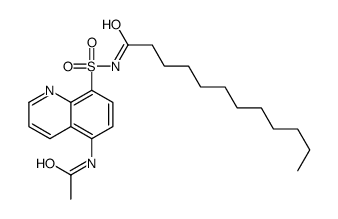 N-(5-acetamidoquinolin-8-yl)sulfonyldodecanamide picture