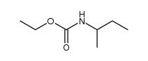 sec-butyl-carbamic acid ethyl ester Structure