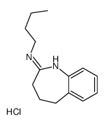 butyl(4,5-dihydro-3H-1-benzazepin-2-yl)azanium,chloride结构式