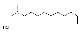 N,N-dimethyldecan-1-amine,hydrochloride Structure