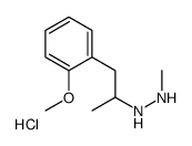 1-(o-Methoxy-alpha-methylphenethyl)-1-methylhydrazine hydrochloride Structure