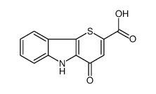 4-oxo-5H-thiopyrano[3,2-b]indole-2-carboxylic acid结构式