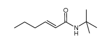 (E)-N-tert-butylhex-3-enamide Structure