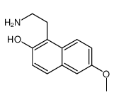 1-(2-aminoethyl)-6-methoxynaphthalen-2-ol Structure